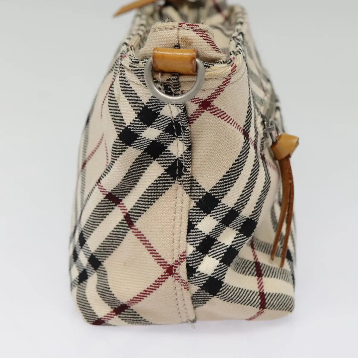 BURBERRY Nova Check Blue Label Shoulder Bag Canvas Beige bs18240