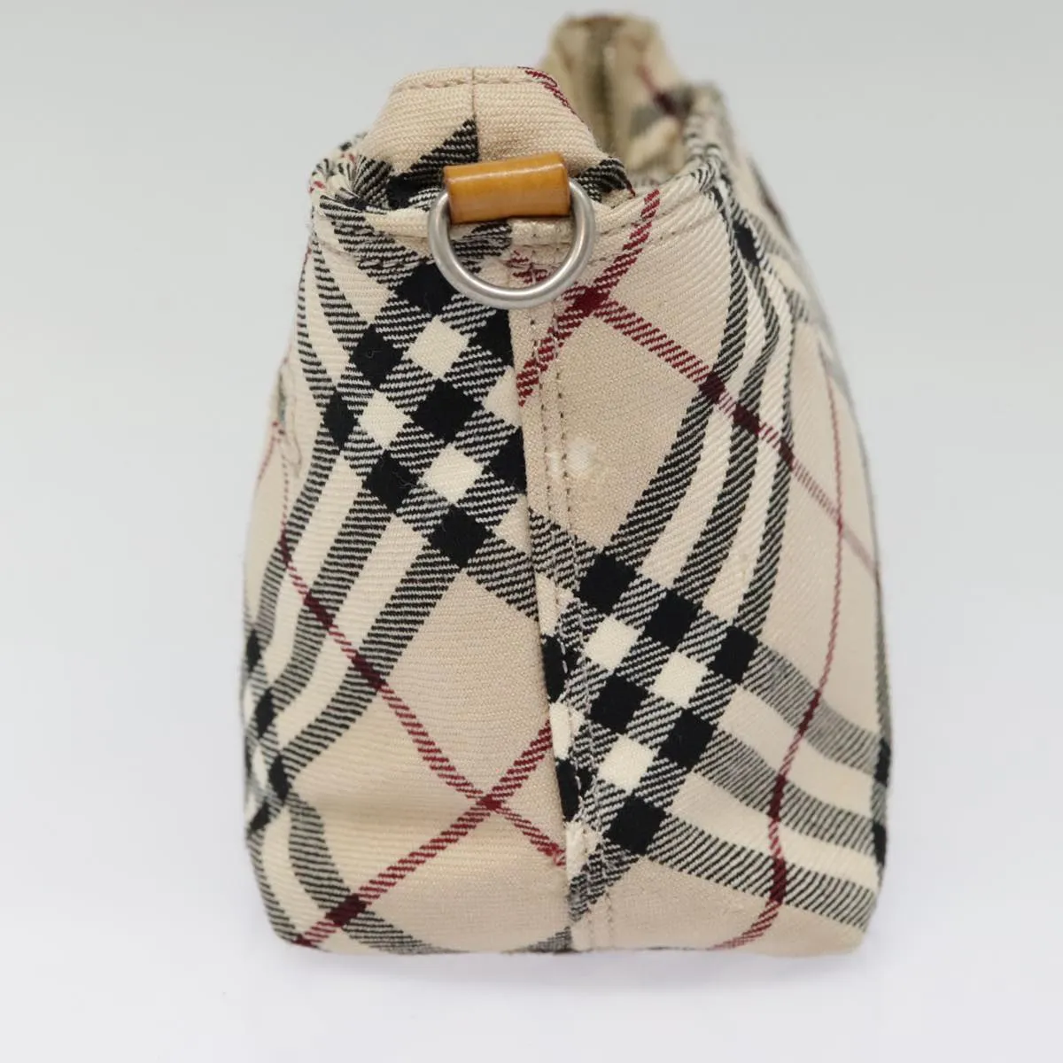 BURBERRY Nova Check Blue Label Shoulder Bag Canvas Beige bs18240