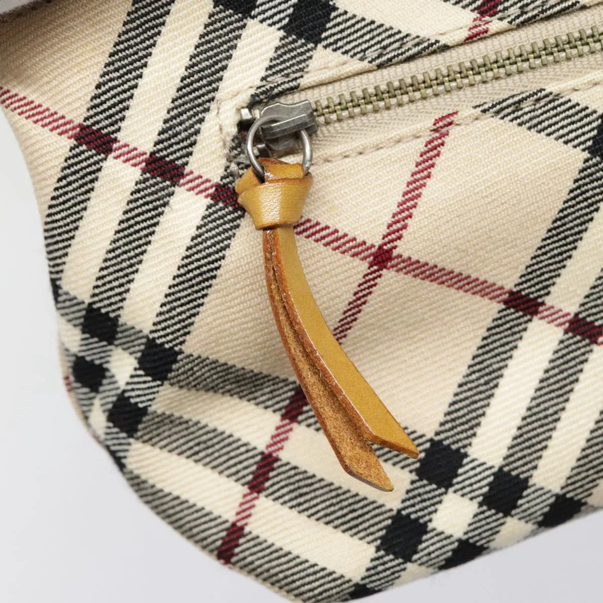 BURBERRY Nova Check Blue Label Shoulder Bag Canvas Beige bs18240