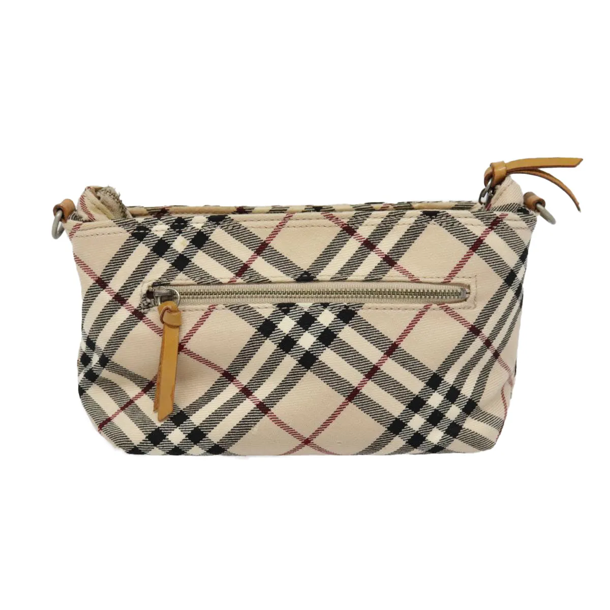 BURBERRY Nova Check Blue Label Shoulder Bag Canvas Beige bs18240