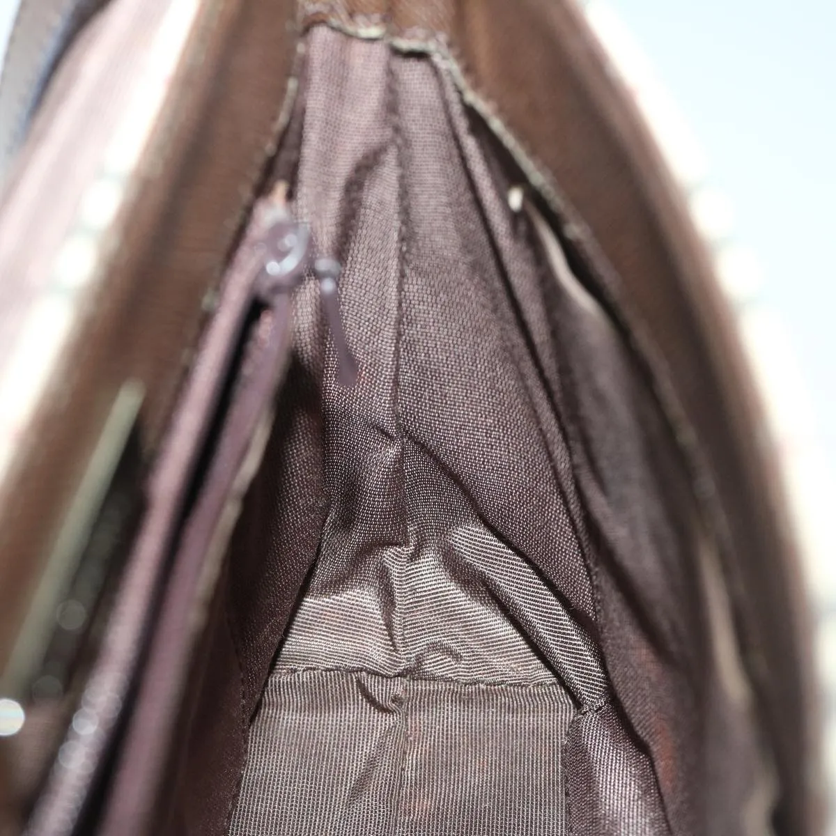 BURBERRY Nova Check Shoulder Bag Canvas Beige Brown 68814