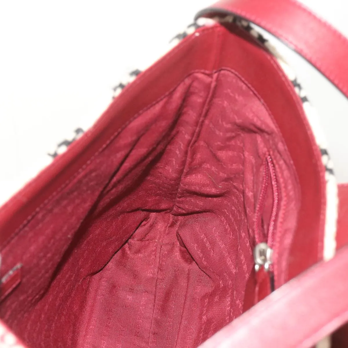 BURBERRY Nova Check Shoulder Bag Wool Beige 59951