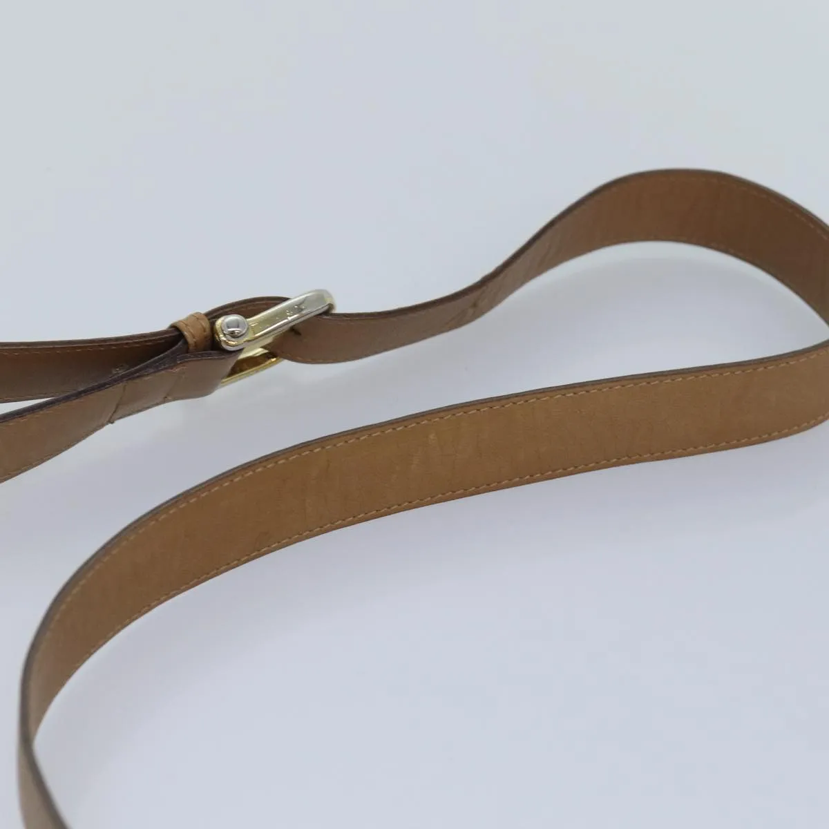 CELINE Macadam Canvas Shoulder Bag Beige 82010