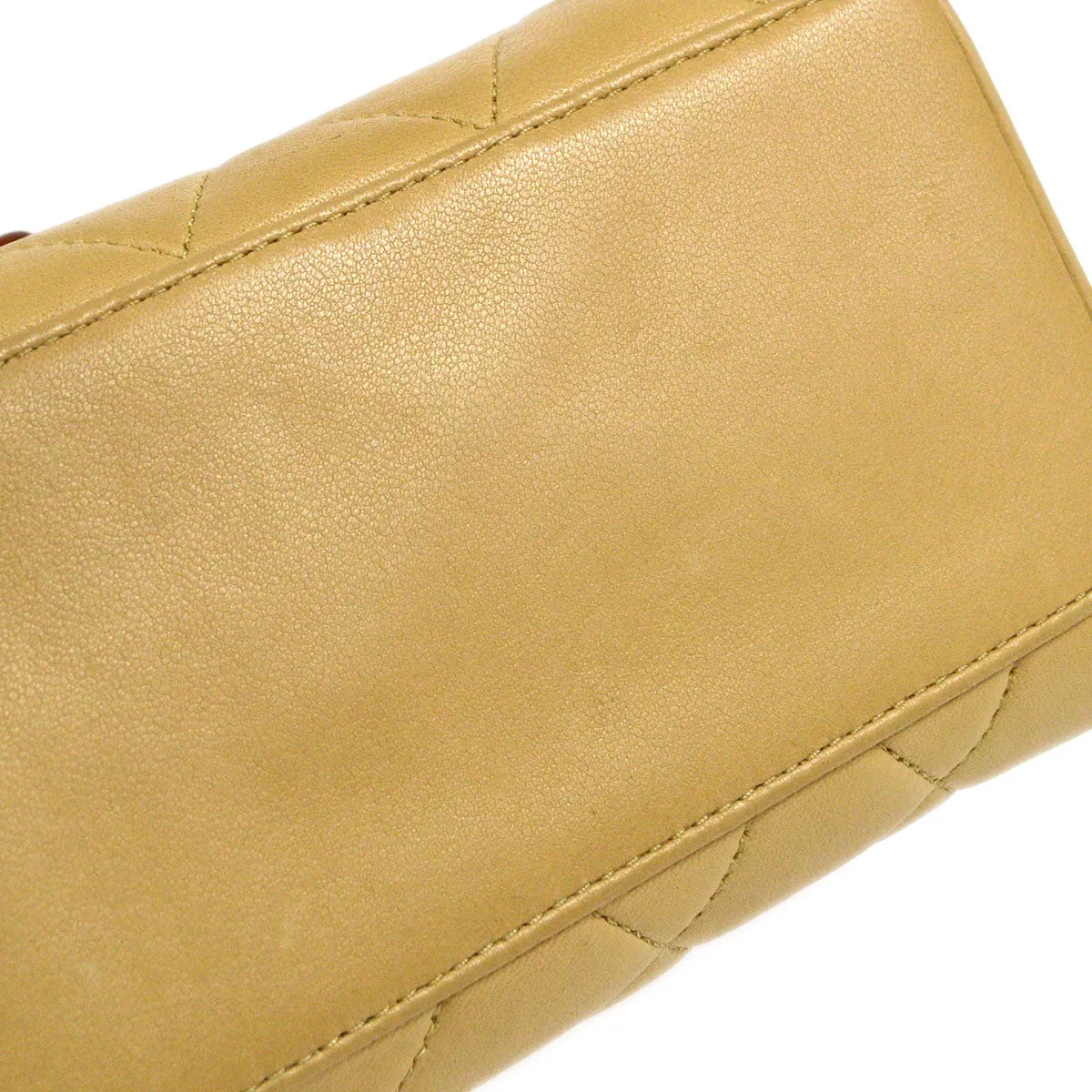 CHANEL 1991-1994 Straight Flap Handbag Micro