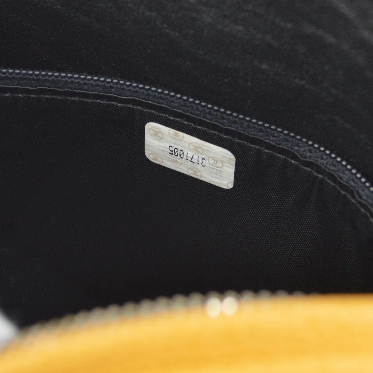 CHANEL 1994-1996 Pocket Camera Bag Small Beige Caviar