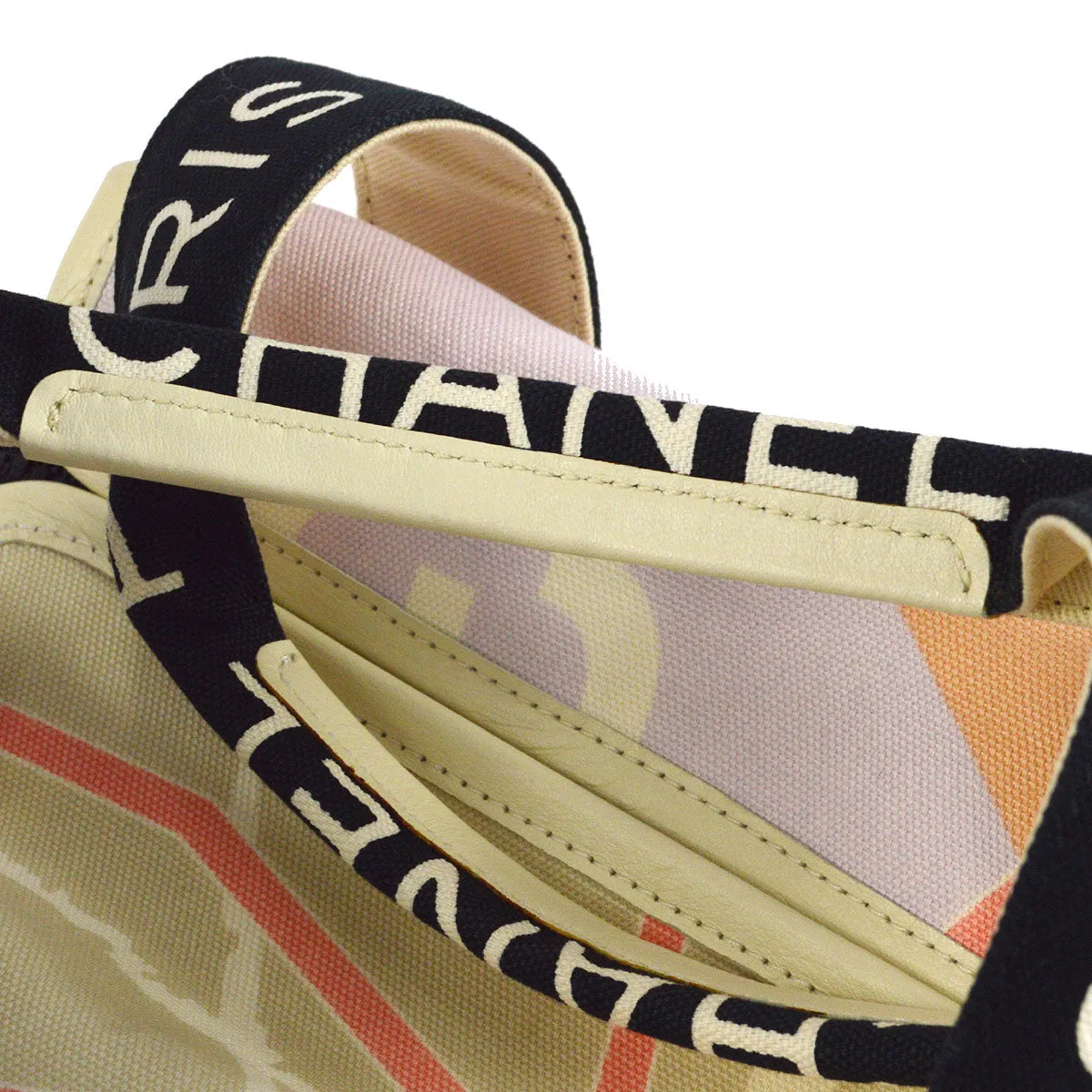 CHANEL 2005-2006 Paris Map Printed Handbag Medium