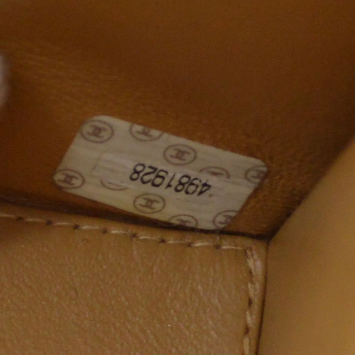 CHANEL Handbag Beige Caviar