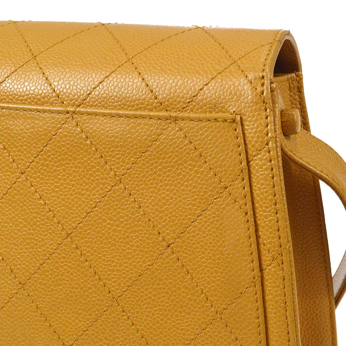 CHANEL Handbag Beige Caviar