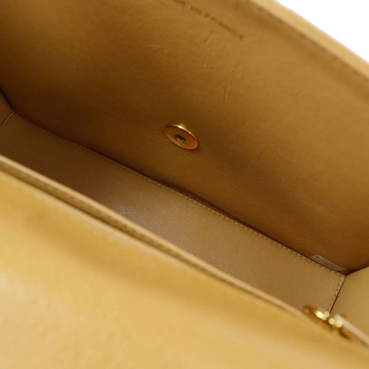 CHANEL Handbag Beige Caviar
