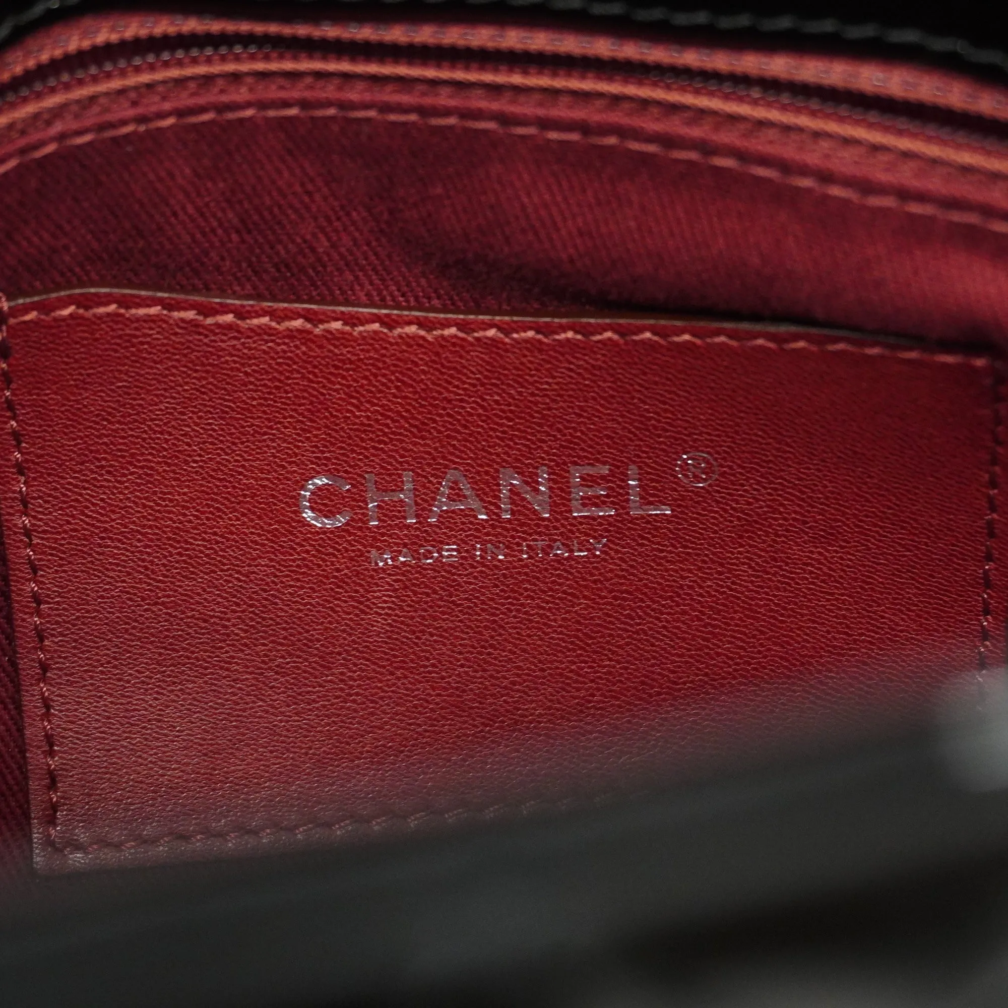 Chanel  Matelasse Shoulder Bag Chain Shoulder Women's Patent Leather Black
