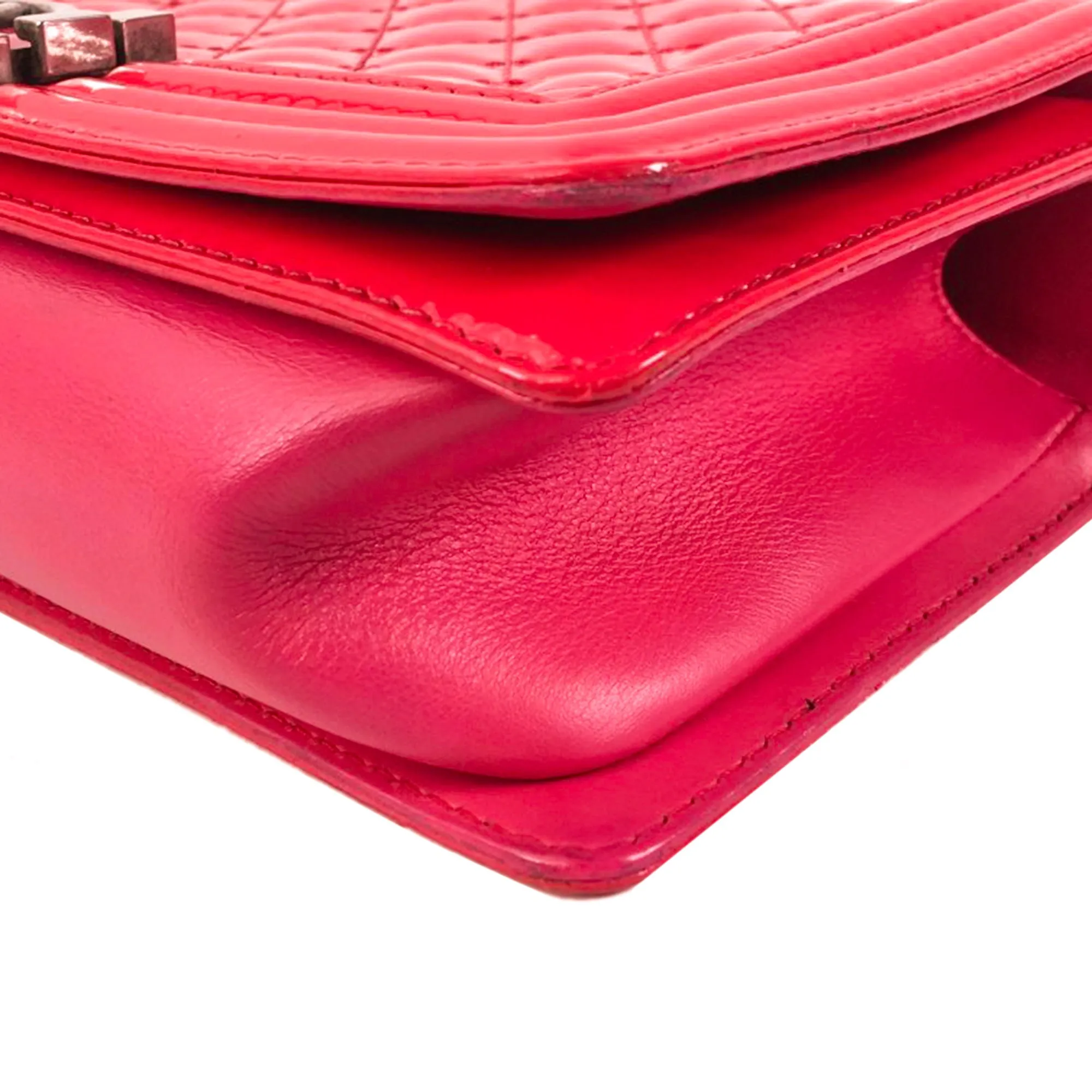 Chanel Medium Patent Boy Flap Crossbody Bag