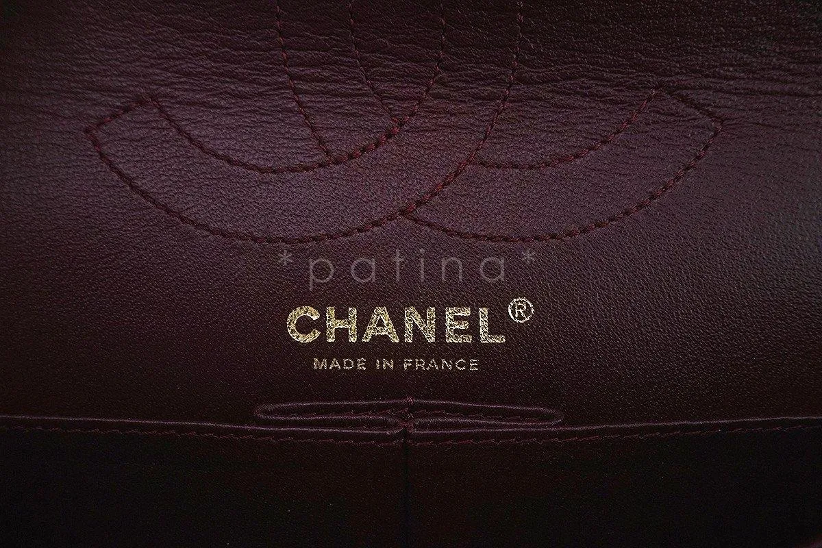 Chanel Navy Blue Patent 226 Reissue Classic 2.55 Double Flap Bag