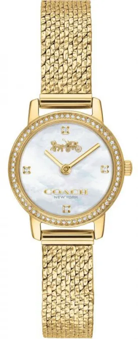Coach 14503371 Audrey MOP Dial Gold Tone Stainless Steel Women's Watch
