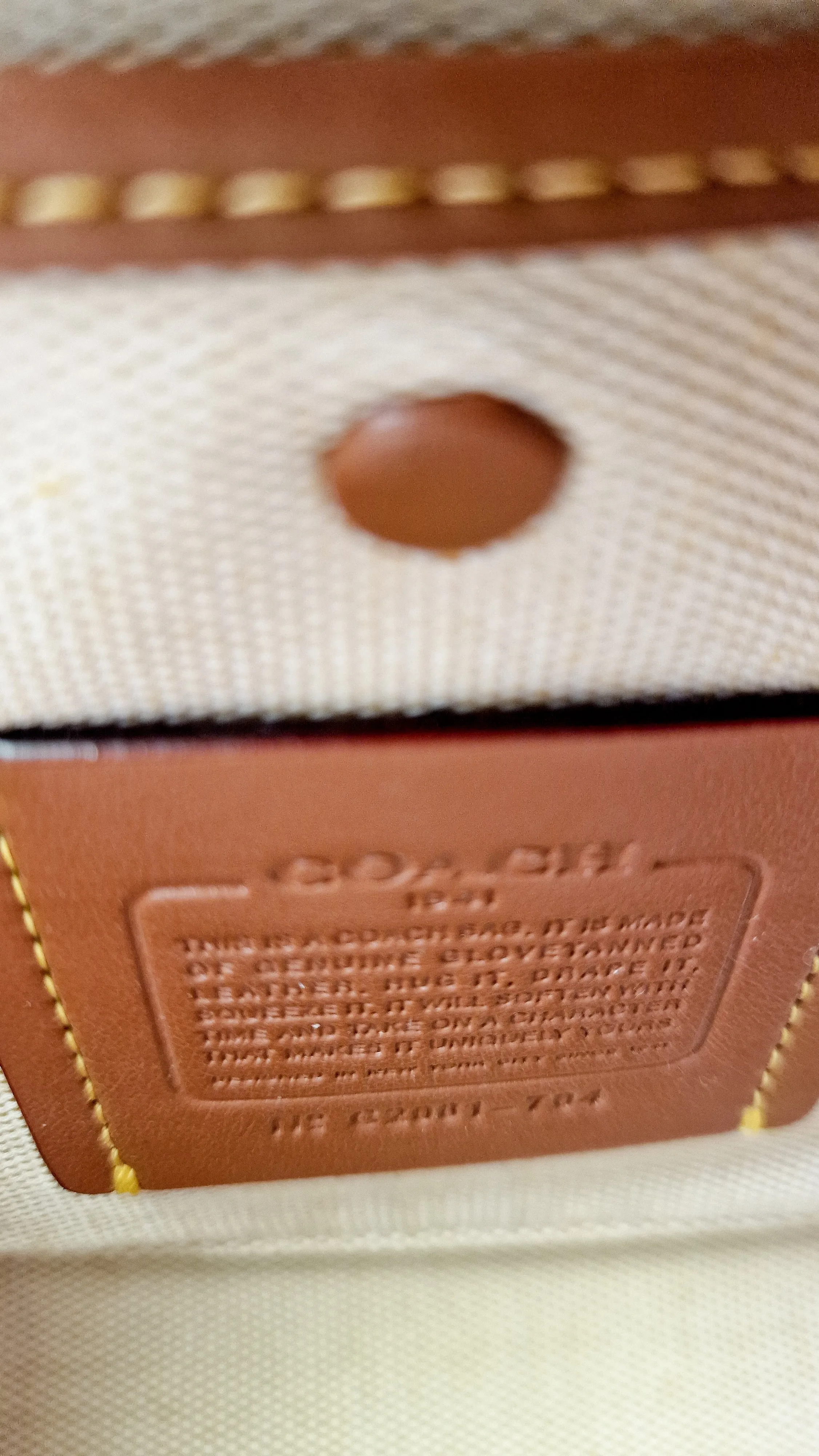 Coach 1941 Riley Lunchbox Bag in Dark Denim Blue Smooth Leather Colorblock Tophandle Crossbody Bag - Coach 704