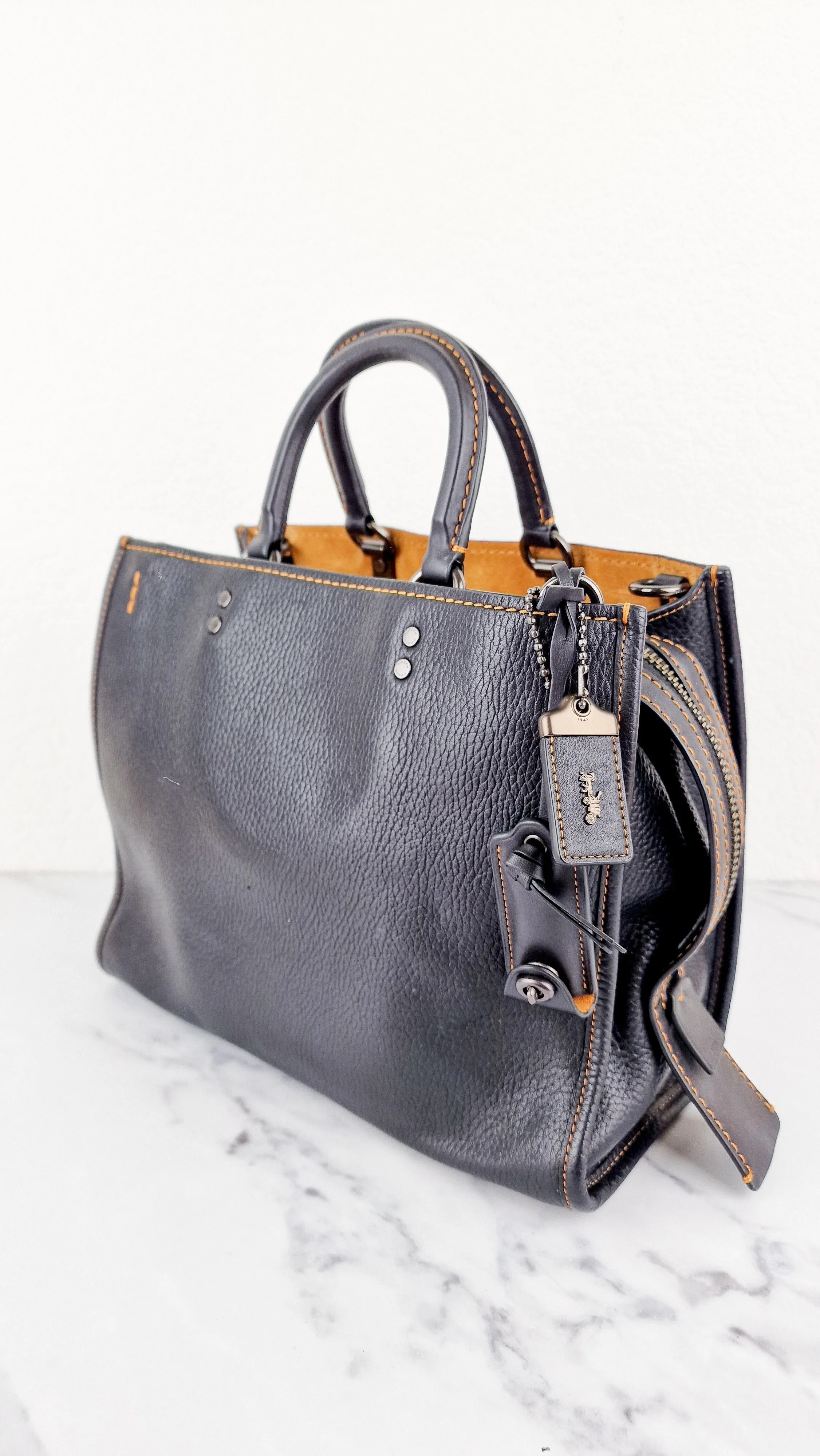 Coach 1941 Rogue 31 Bag in Black Leather Coach 38124