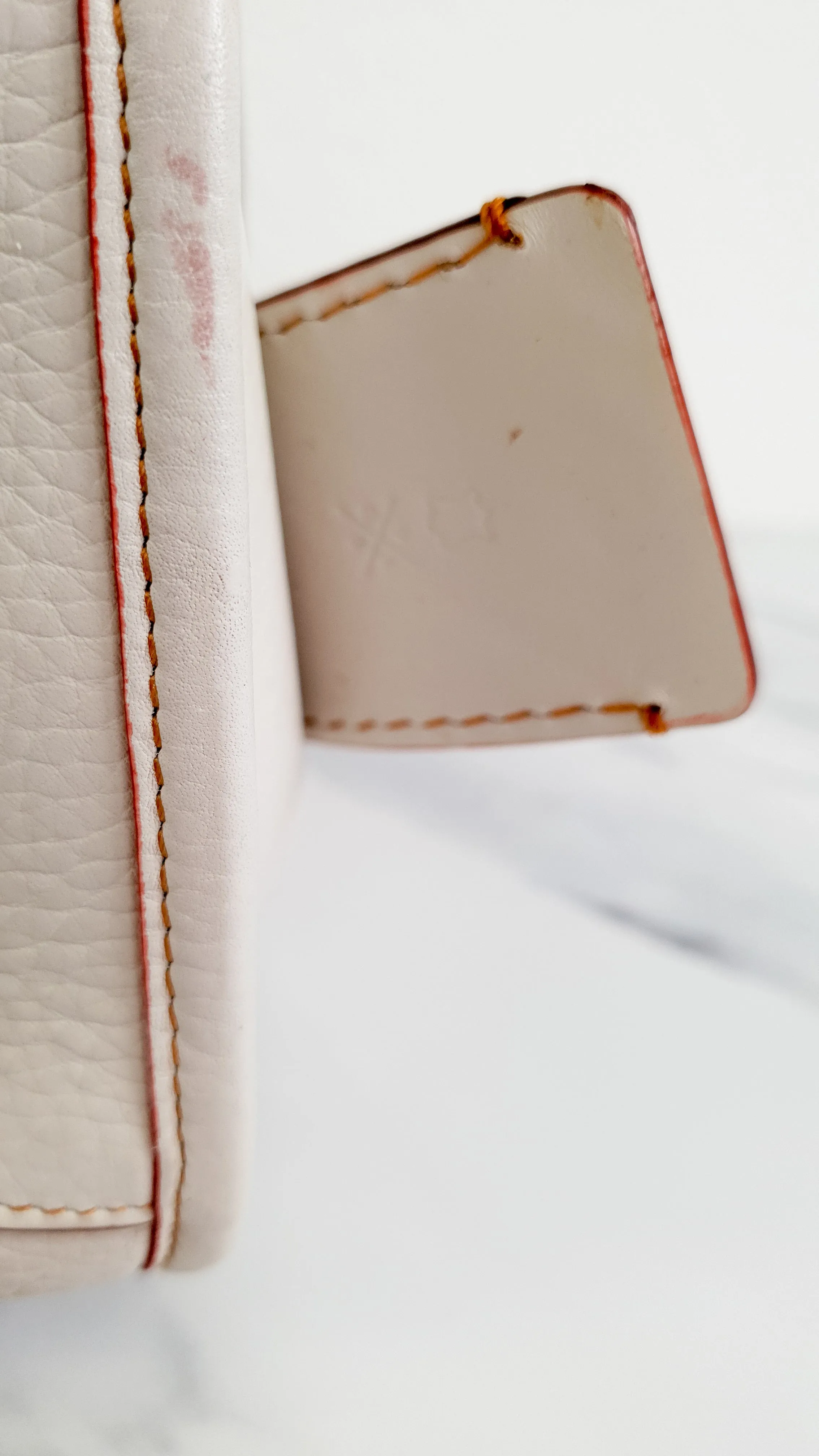 Coach 1941 Rogue 31 in Chalk with Western Embroidery Flowers & Varsity Stripe - Satchel Handbag Coach 57230