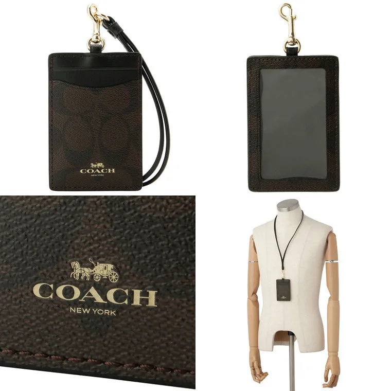 COACH 63274 LANYARD ID CASE