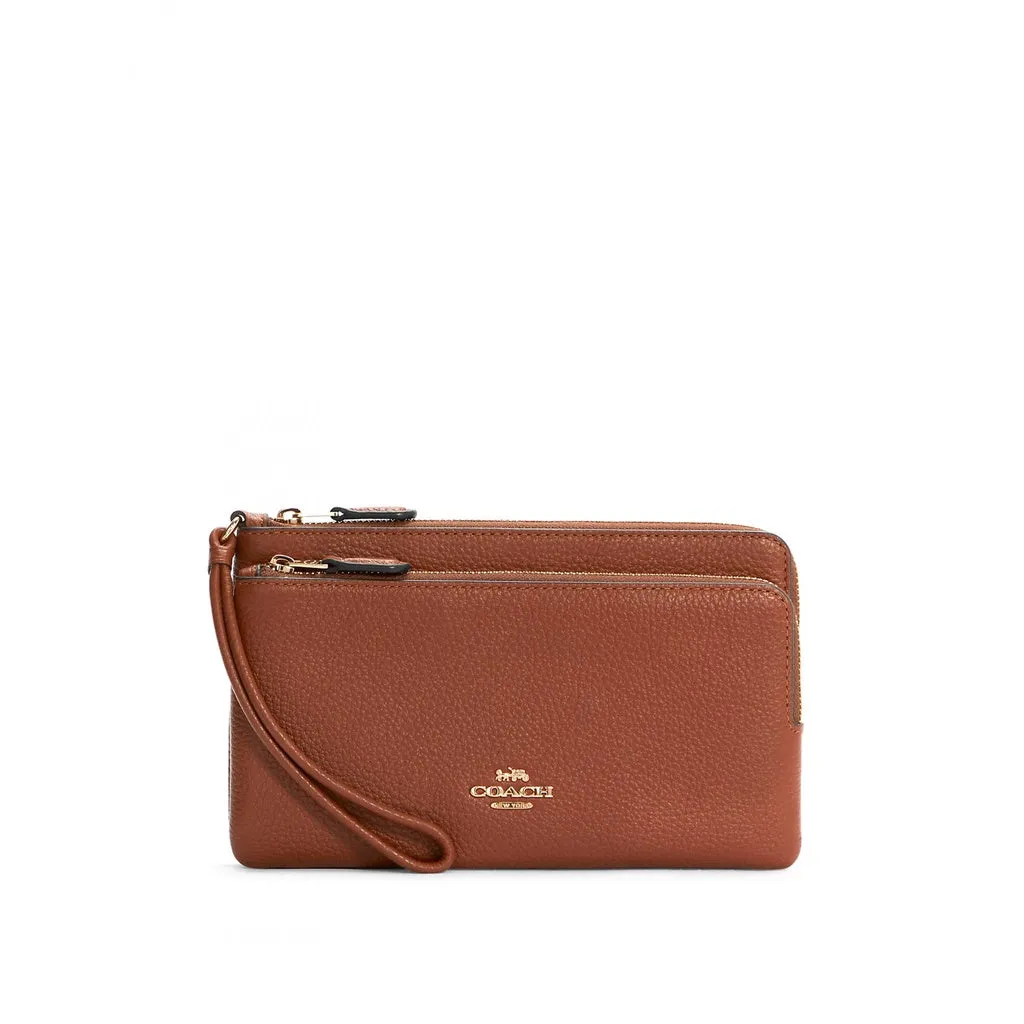 COACH C5576/5610 double zip wallet/wristlet