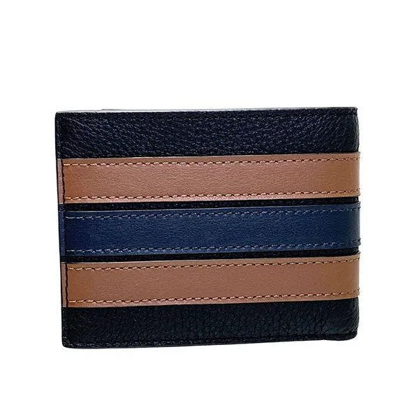 COACH Men Billfold with Id case /Coin Wallet Collection