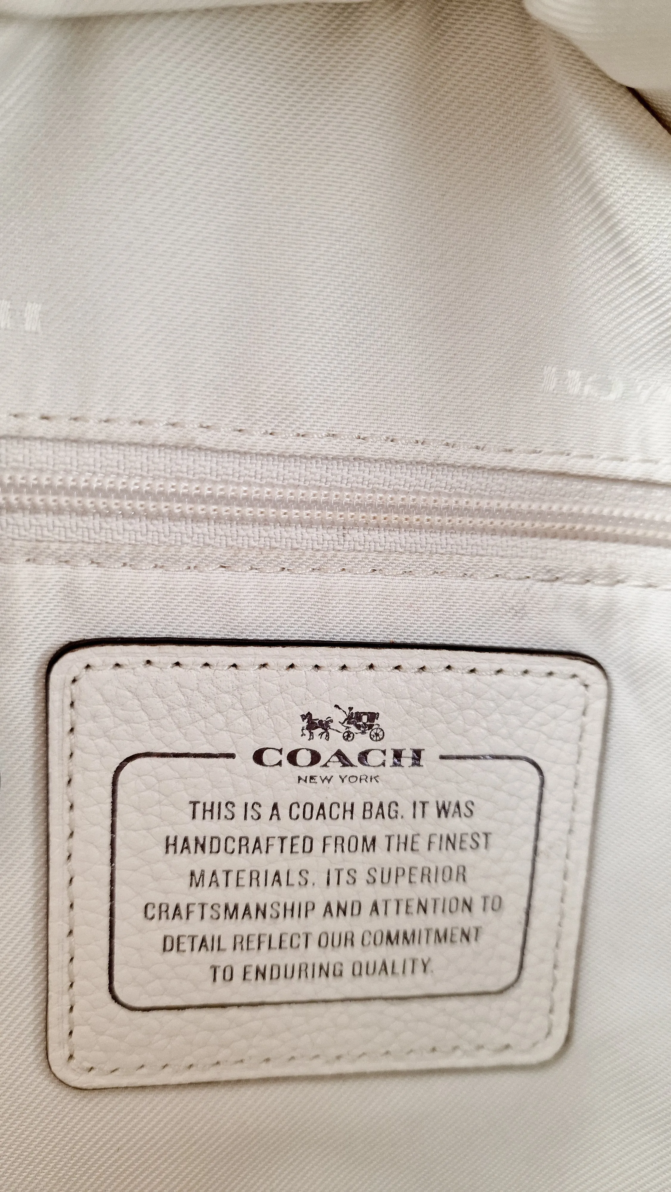 Coach Mini Campus Backpack in Chalk White Pebble Leather with Bandana Rivets - Coach 55628