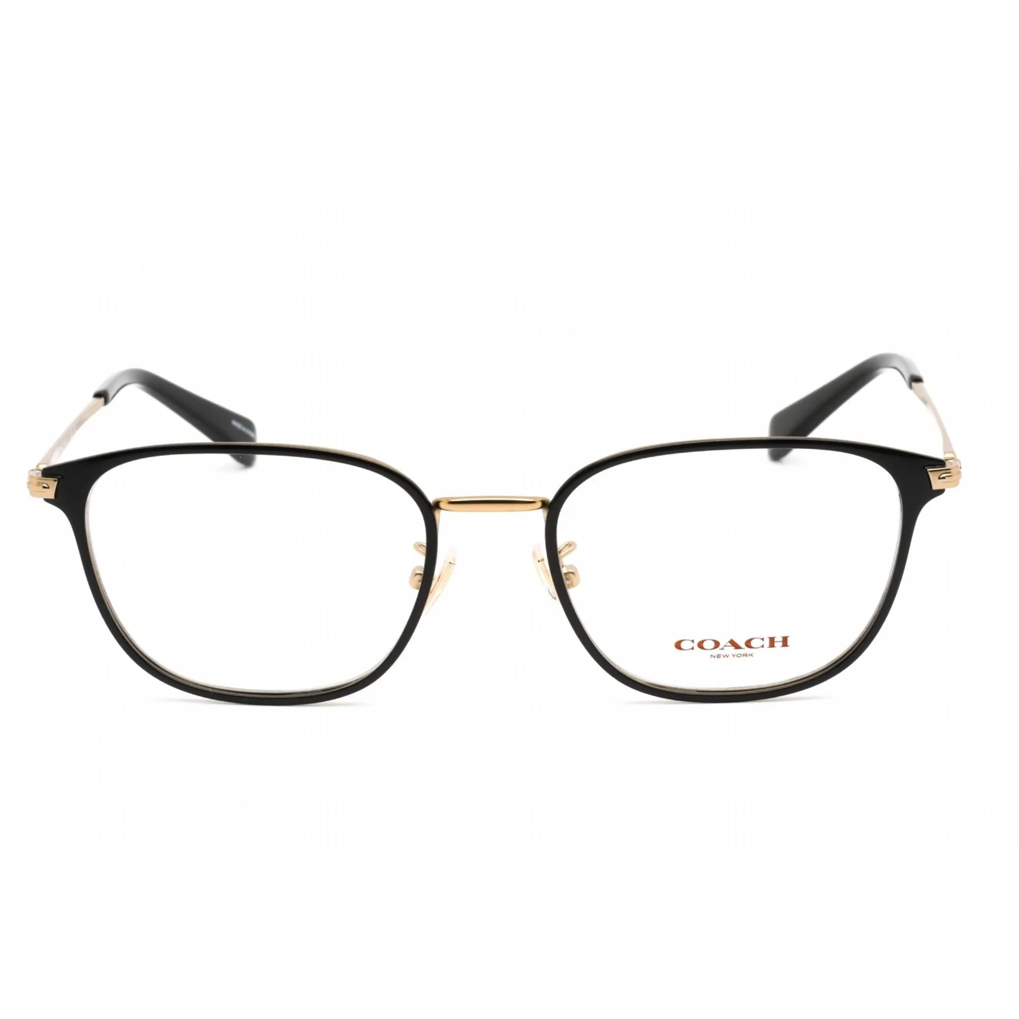 Coach Women's Eyeglasses - Full Rim Black/Gold Metal Cat Eye Frame | 0HC5140 9394