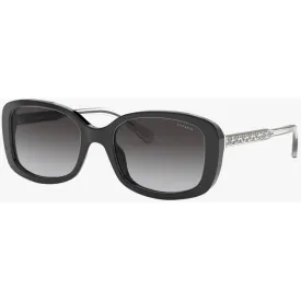 Coach Women's Sunglasses - Black Full Rim Rectangular Frame | COACH 0HC8278 50028G53
