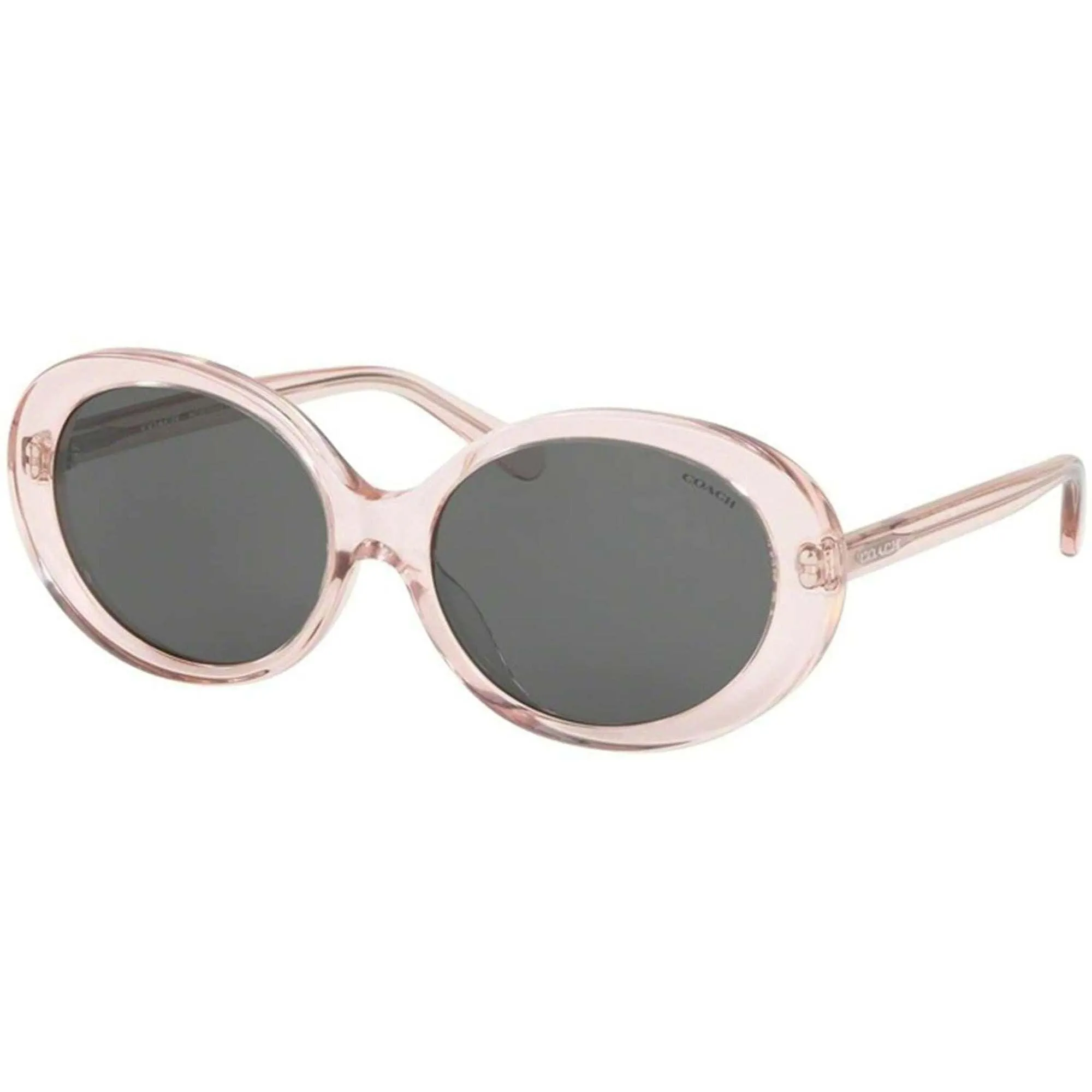 Coach Women's Sunglasses - Transparent Pink Plastic Oval | COACH 0HC8270U 55568755
