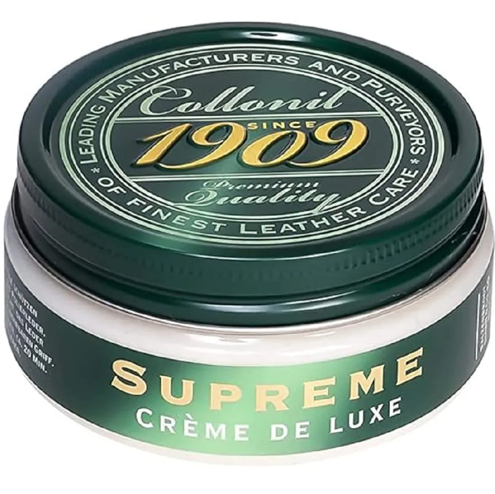 Collonil Leather Shoe Polish 1909 Crème de Luxe 3.38 Fl Oz