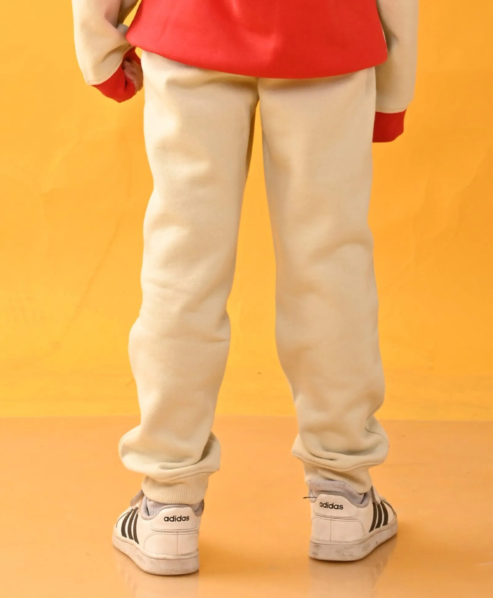 CREAM WARM FLEECE JOGGER - CREAM