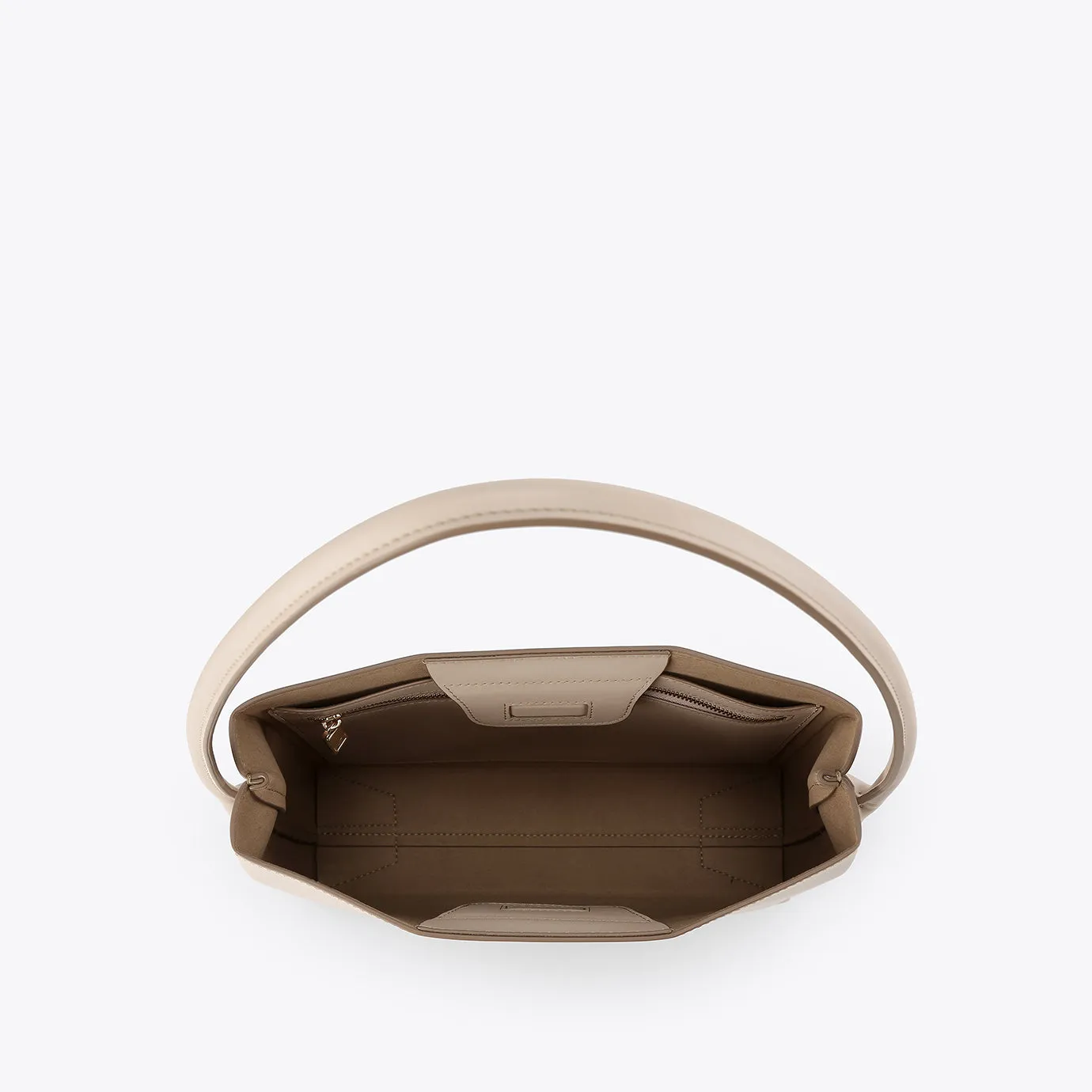 Diary Sac à Bandoulière Plat - Crème