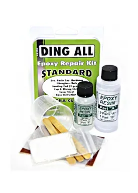 Ding All Standard Ultra Clear 2oz Epoxy Repair Kit