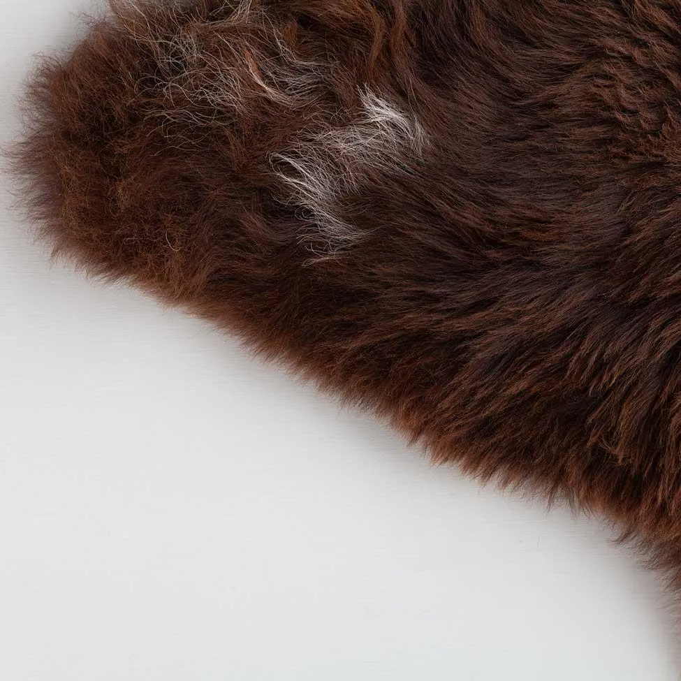Eco Tanned British Natural Chocolate Sheepskin
