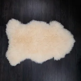 Eco Tanned British Sheepskin Natural White Extra Large