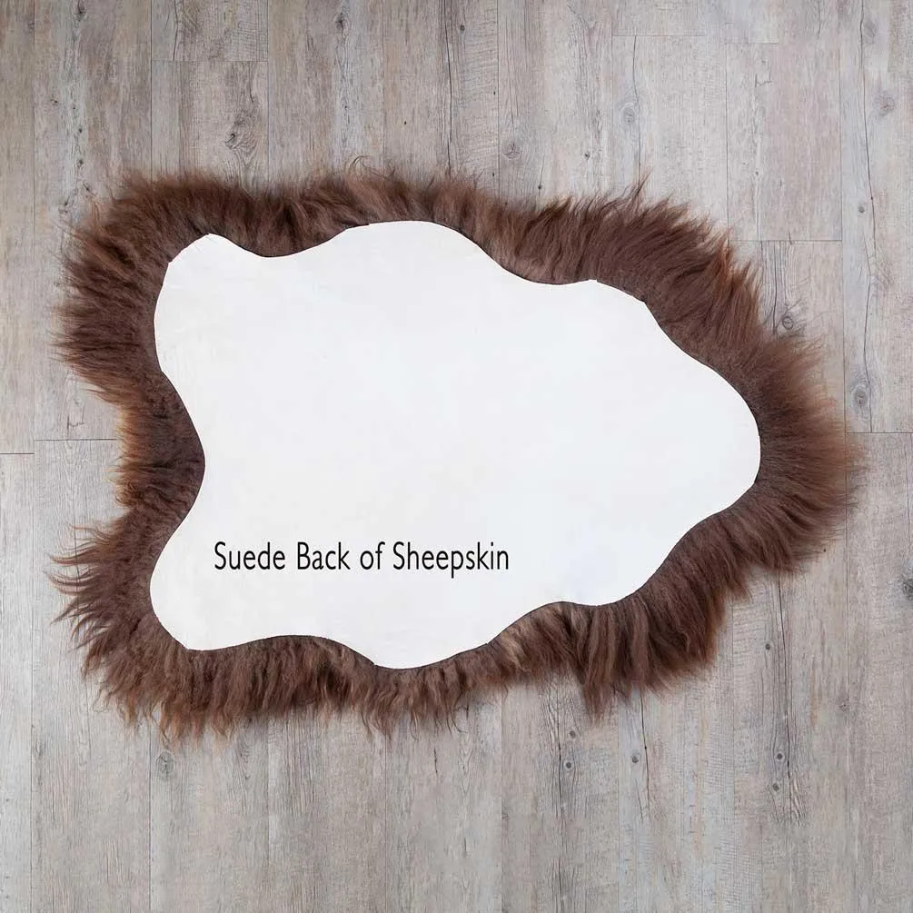 Eco Tanned Golden Natural Brown Icelandic Sheepskin