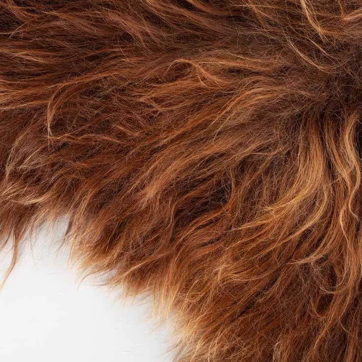 Eco Tanned Golden Natural Brown Icelandic Sheepskin