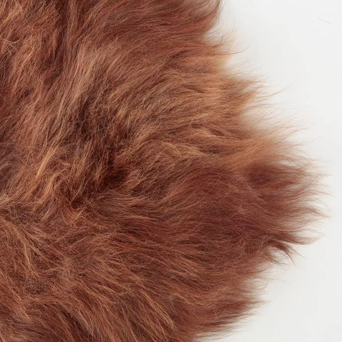 Eco Tanned Golden Natural Brown Icelandic Sheepskin