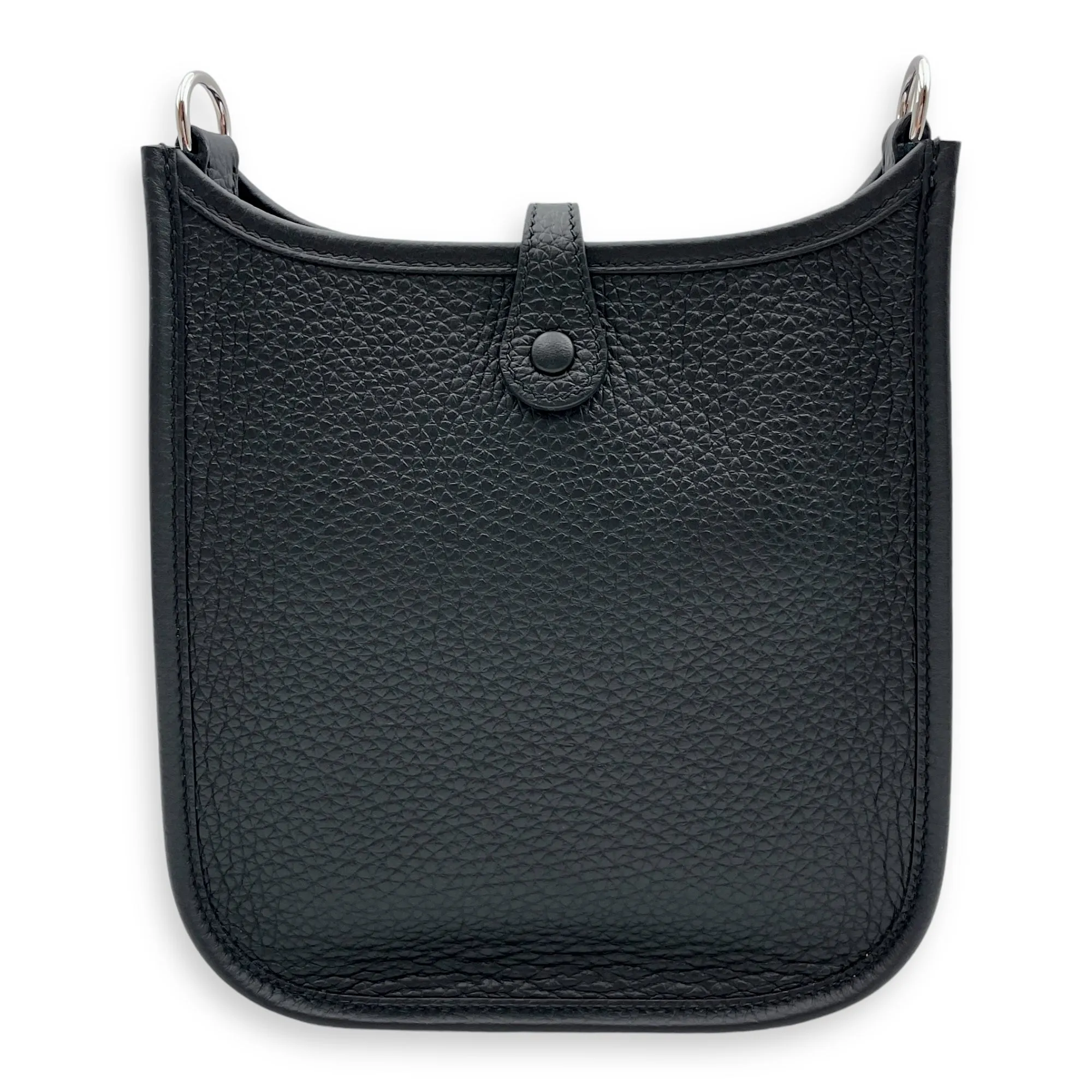 Evelyne Mini Black in Clemence, Palladium hardware