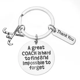 Field Hockey Great Coach is Hard to Find Keychain