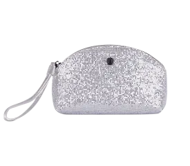 Float Glitter Pouch Silver