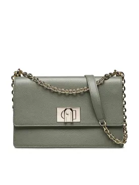 FURLA 1927 CROSSBODY BAG IN GREEN
