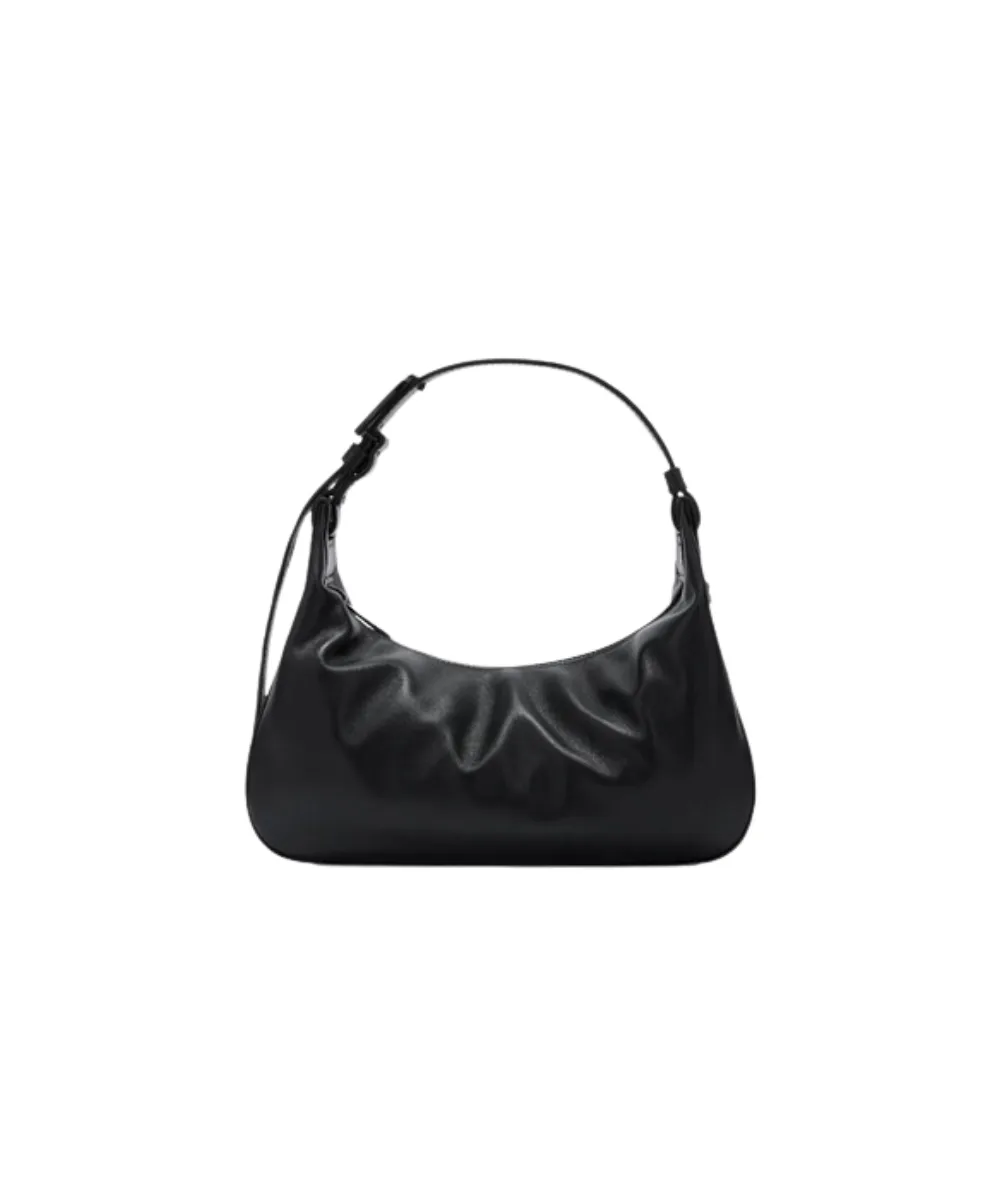 FURLA FLOW S SHOULDER BAG IN BLACK