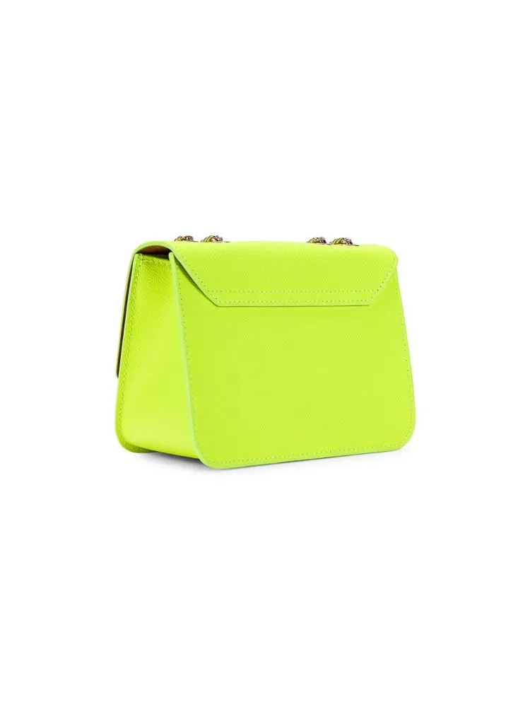 Furla leather shoulder bag, fuchsia