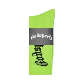 Godspeed Logo Socks (Green) - GO001SKSGRN