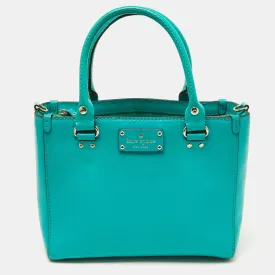 Green Leather Tote