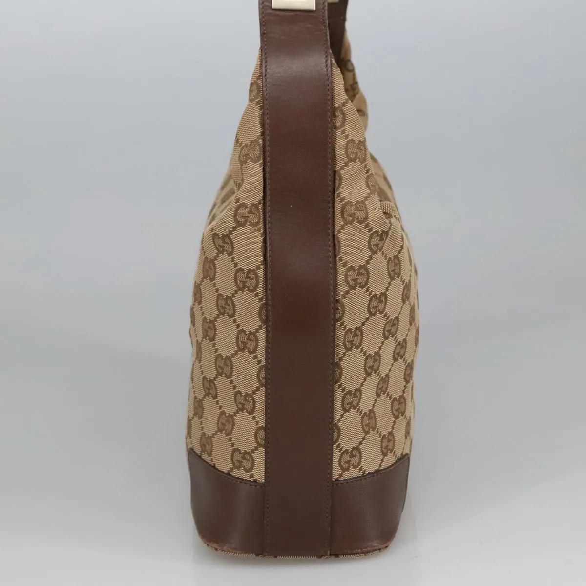 GUCCI GG Canvas Shoulder Bag Beige Gold 001 4204 101137