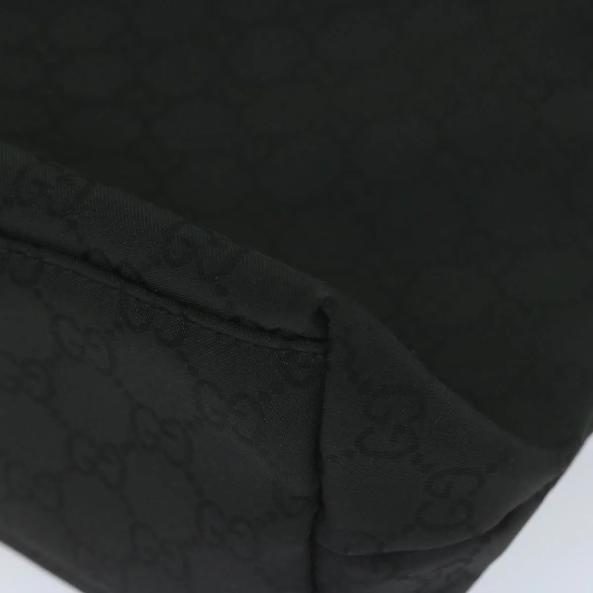 GUCCI GG Canvas Shoulder Bag Black 272351 60063
