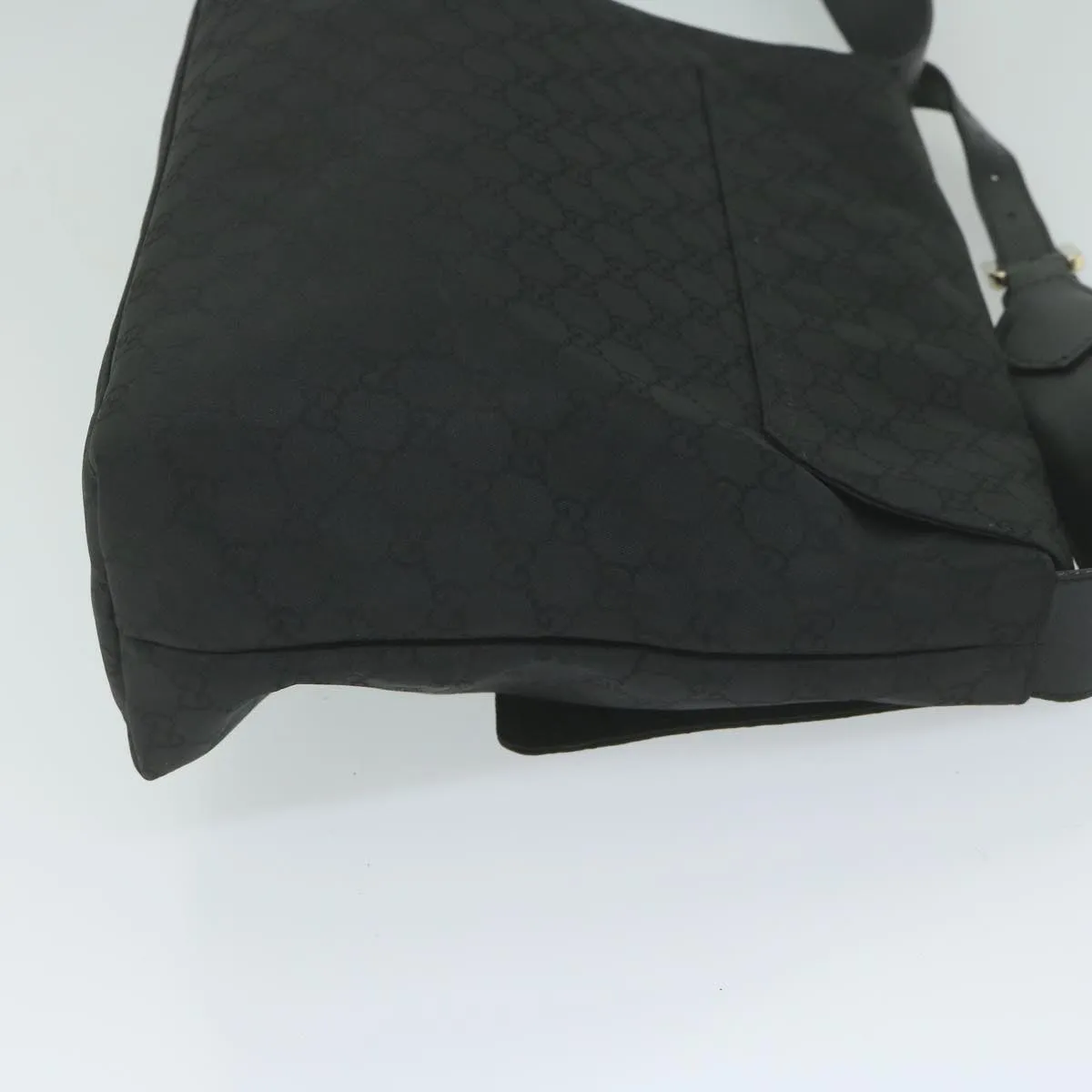 GUCCI GG Canvas Shoulder Bag Black 272351 60063