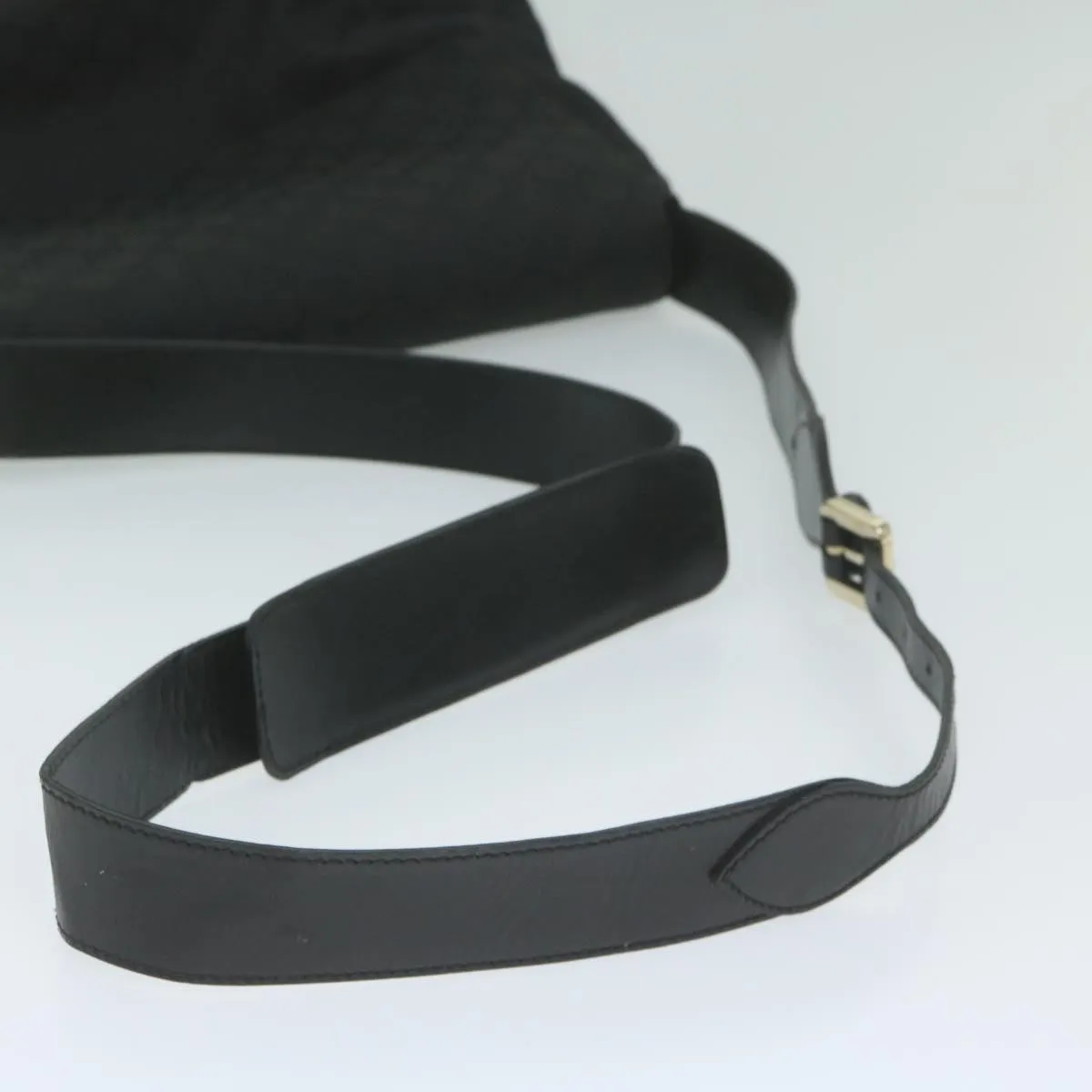 GUCCI GG Canvas Shoulder Bag Black 272351 60063