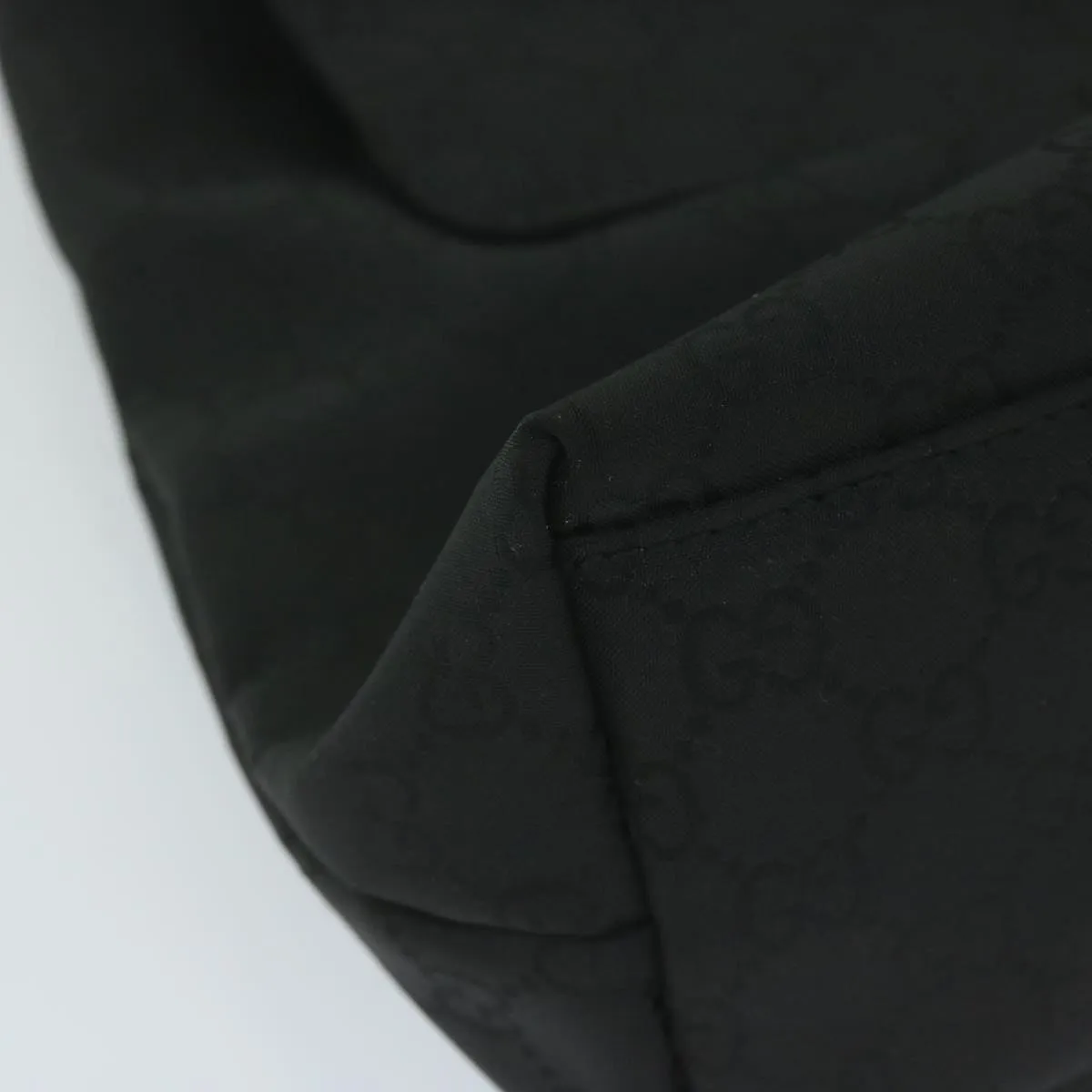 GUCCI GG Canvas Shoulder Bag Black 272351 60063