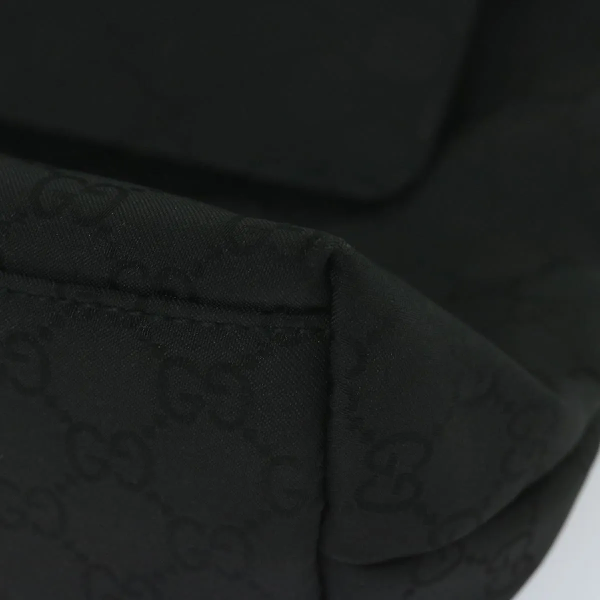 GUCCI GG Canvas Shoulder Bag Black 272351 60063
